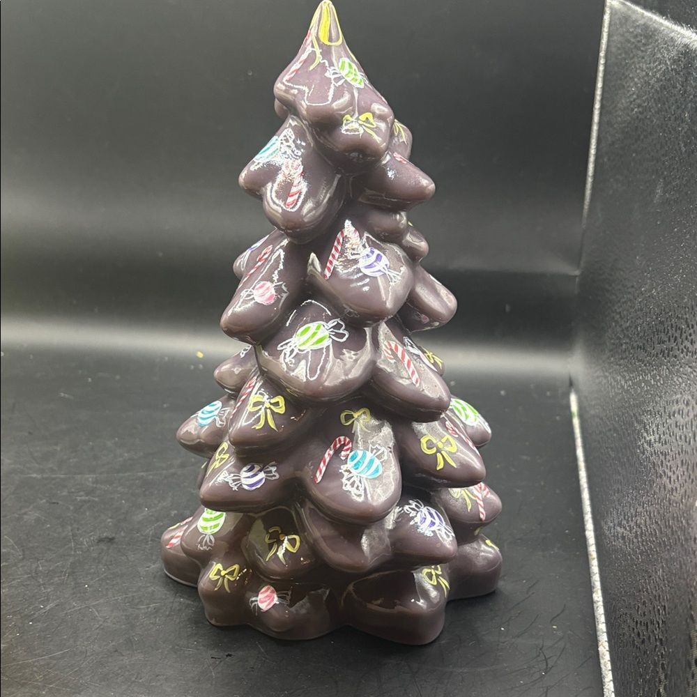 Candyland 2022 hand painted eggplant mosser large glass tree